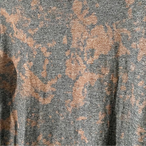 LuLaRoe Custom Bleached Oversized Gray Tunic Top - Picture 4 of 5